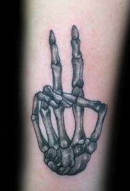 Lig-on nga grey moderno nga istilo sa litrato sa tattoo sa tawo
