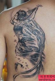 Tattoo show, recommend a back flying tattoo