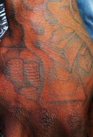 Χέρι μαύρο μοτίβο τατουάζ μηχανική στυλ