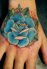 Illustrazione del tatuaggio della mano Modello creativo del tatuaggio di ritorno a mano