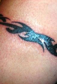 Arm black small tribal totem tattoo pattern