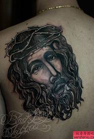 Spettacolo di tatuaggi, raccomandare un modello di tatuaggio di Gesù posteriore