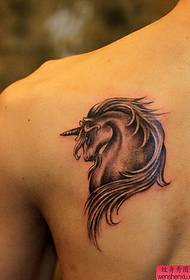 Tattoo Show, empfehlen ein Einhorn Tattoo