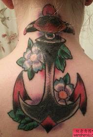 Spettacolo di tatuaggi, consiglia un modello di tatuaggio di ancoraggio back school