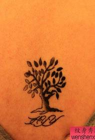 Emisija za tetovaže, podijelite uzorak tetovaže slovima sa pozadinskim stablom