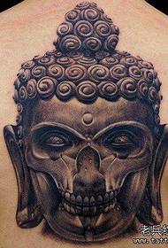 Rov qab Buddha thiab khawv koob tattoo ua haujlwm