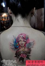 Tattoo ostendit, quia forma ludum dorsum angelus figuras exemplaris