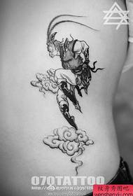 Tattoo gosipụtara ịkekọrịta ụdị igbu egbugbu Sun Wukong