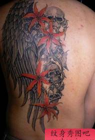 Patró de tatuatge amb solapa posterior
