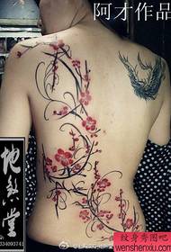 Klasik modèl tatoo freehand plum