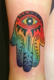 Láb színű vallási stílusú tetoválás minta