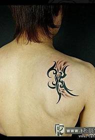 Zpět klasické tetování osobnost totem
