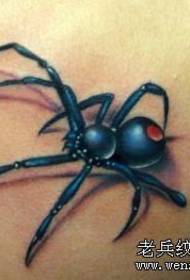 Wzór tatuażu z pająkiem