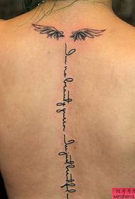 Tattoo ostendit, quia forma retro cornu epistolae exemplum Threicae