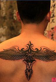Pattern ng tattoo ng back wing