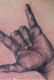 Tattoo 520 Galerie: Finger Tattoo Muster Bild