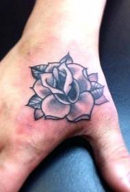 Varietà dell'illustrazione del tatuaggio della mano di modelli del tatuaggio della mano nera
