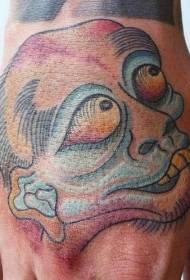 Immagini di tatuaggi brutti mostri brutti occhi colorati a mano