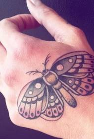 Modèle de tatouage papillon couleur vieille école