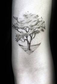 Tatuaggi ad albero fatti a mano Tatuaggi ad albero fatti a mano