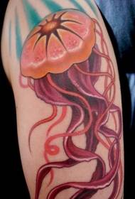 លំនាំស្នាមសាក់ចាហួយត្រី jellyfish
