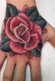Modello tatuaggio mano tatuaggio creativo illustrazione mano