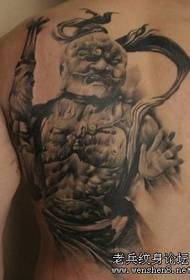 Efterkant King Kong Lux Buddha Tattoo Patroon