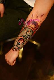 Imwe nzira Torch Arm Tatoo Mufananidzo