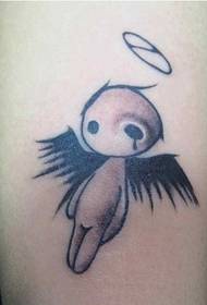 Tear angel angel tattoo model