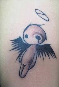 Immagine del modello del tatuaggio dell'angelo lacrima