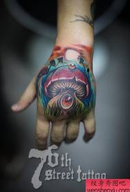 tato jamur sing dawa ing mburi tangan