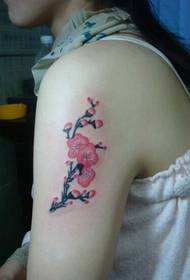 Akanaka maoko maoko emunhu akanaka plum tattoo pateni