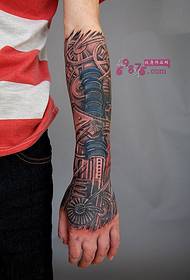 Quadres de tatuatges de moda de braç de flor mecànics personalitzats