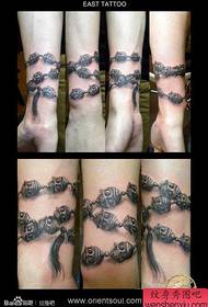 Modèle de tatouage bracelet bracelet classique baba one