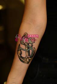 Immagini di tatuaggi da polso di ancoraggio europei e americani