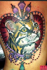 Consiglia un'immagine personalizzata del tatuaggio del gatto amoroso