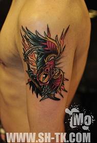 Tatuaj cu braț cu aripa poză imagine