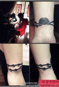 Modello da tatuaggio per il braccialetto squisito popolare da polso da ragazza