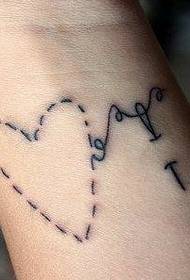 Belle piccole immagini fresche del tatuaggio di amore