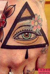 Umbukiso we-tattoo, uncoma isandla sezinto zesehlo sikaNkulunkulu