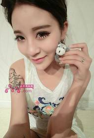 Sweetheart Little Beauty Monroe moda tatuaje tatuaje