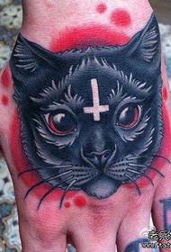 Braccio popolare modello tatuaggio gatto pop