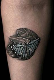 Mga 3D nga Tattoo nga Butterfly Leaf Tattoo Pattern Kaugnay nga Mga Tags: Mga Litrato