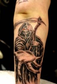 Reaching for the tattoo of death