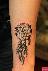 Modello di tatuaggio da polso acchiappasogni