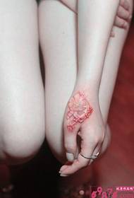 Pink diki maruva tiger muromo chifukidziro tattoo tattoo