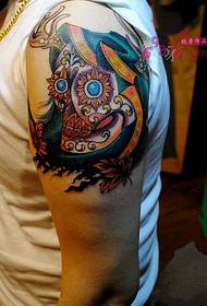 Menina de flor mexicana, imagens de tatuagem