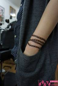 Kreativt armband tatuering mönster bild