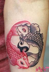 Pisces frescos pulso personalizado fotos de tatuagem