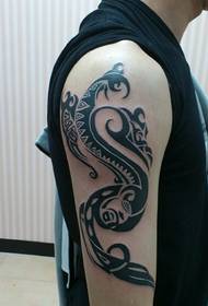 Maya Totem Tattoo ሥዕል